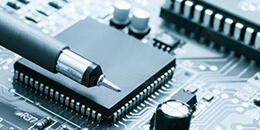 Polishing electronic components